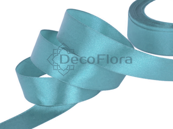 Лента атласная 4cm*20м - 163 - ярко-голубой