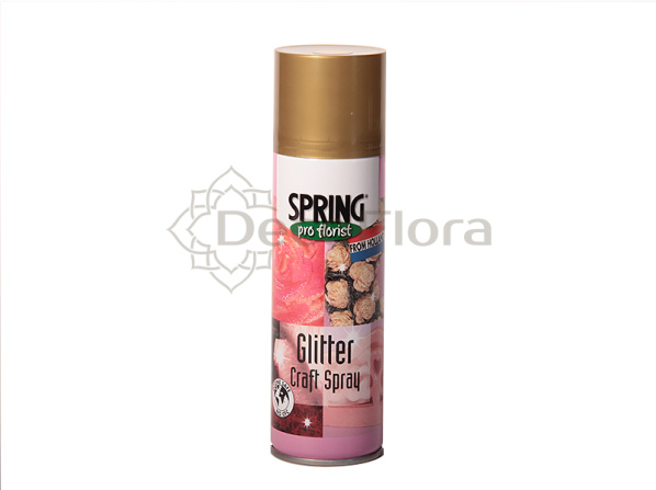 SPRING GLITTER GOLD Блеск спрей глиттер золото 300мл