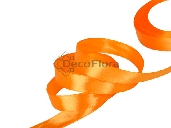 Лента атласная 2,5cm*20м - 028 - апельсиновый 