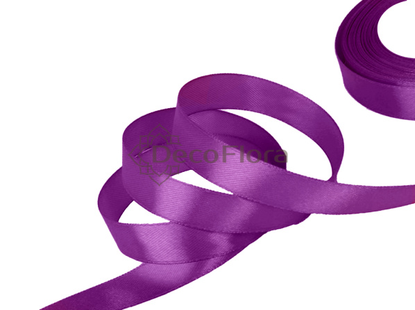 Лента атласная 2,5cm*20м - 119 - фиолетовая 