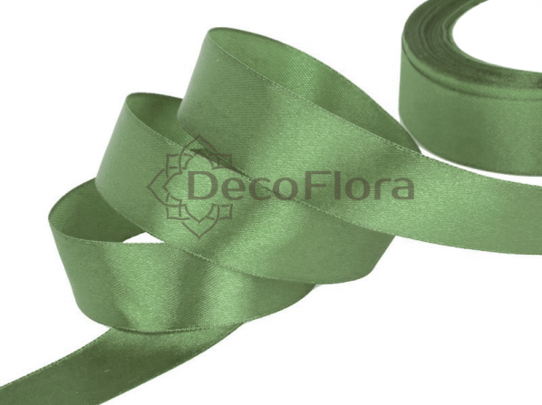 Лента атласная 4cm*20м - 101 - оливковый
