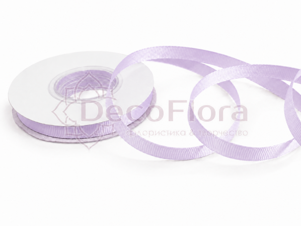 Лента репсовая 1cm*20y - 125 - фиолетовая