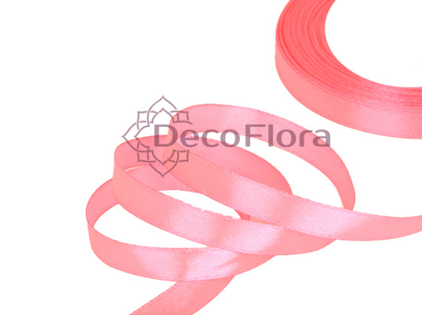Лента атласная 0,6cm*20м - 1015 - пастельно-розовый 