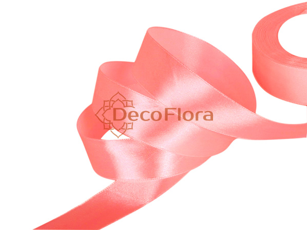 Лента атласная 4cm*20м - 034 - персиково-розовый 