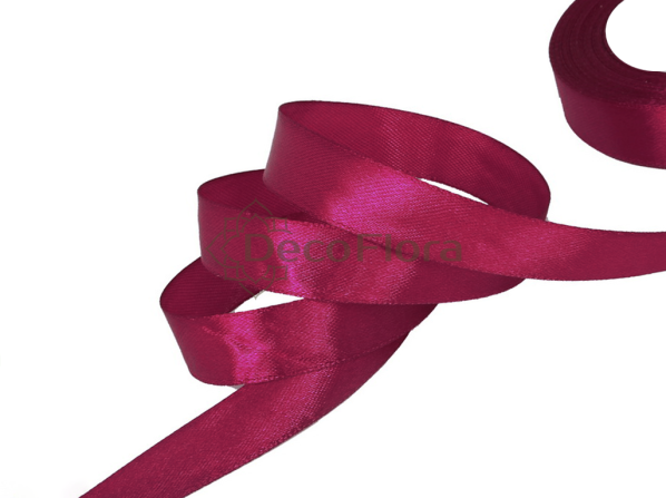 Лента атласная 1,2cm*20м - 113 - кораллово-красный