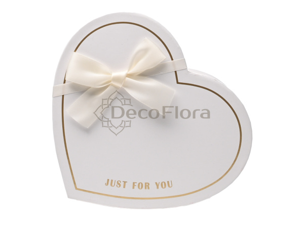 Коробка из набора сердце Just For You 19,2*17*7,5см белая