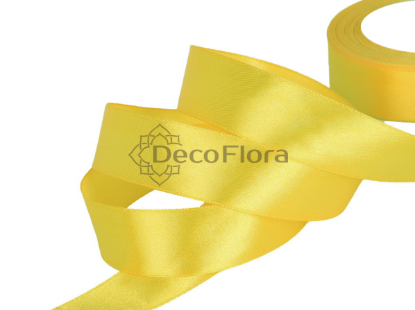 Лента атласная 4cm*20м - 021 - светло-жёлто-зелёный 