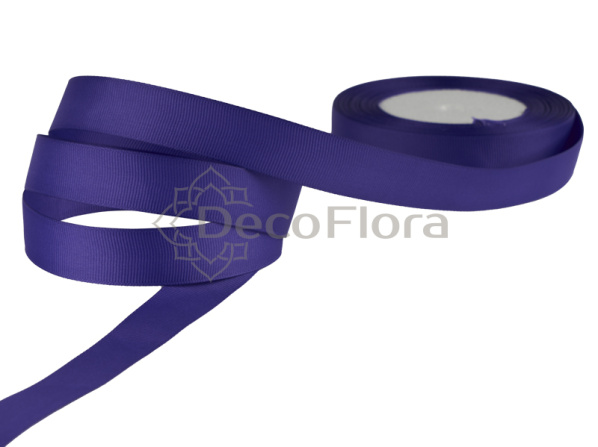 Лента репсовая 2cm*20м - 1070 - темно-синяя