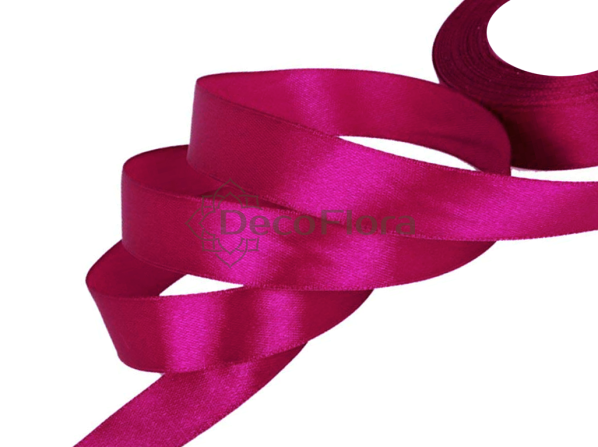 Лента атласная 5cm*20м - 1028 - глубокий розовый 