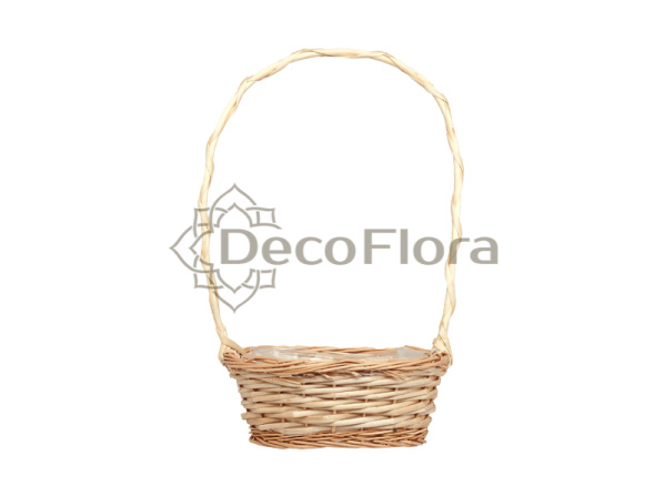 Корзина ивовая d22 h17 hh9*40 натуральная