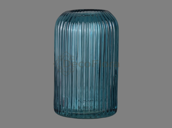 Ваза текстурная лазурная Харви-Бей-1 h300мм, d115мм, v2200л