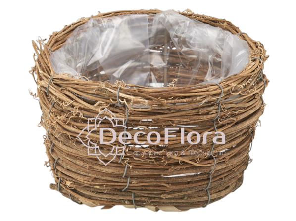 Корзина ротанг d20 h12 hh15 коричневая