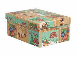 Коробка из набора Marry Christmas L22,5x15,8см 